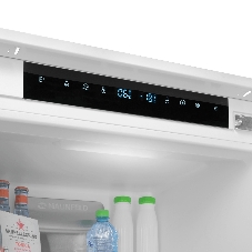 Встраиваемый холодильник Maunfeld MBF19354NFWGR LUX Inverter белый двухкамерный 209/64 л морозилка снизу, No Frost