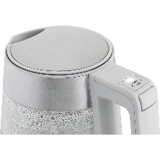 Чайник электрический Haier HK-501 1.7л. 2400Вт серый корпус: стекло/пластик (TD0036930RU)