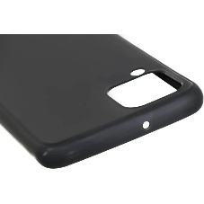 Чехол (клип-кейс) BORASCO Silicone Case, для Samsung Galaxy A22/M22, черный