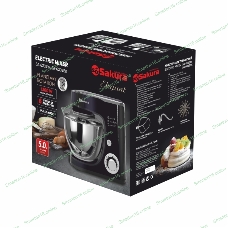 Миксер планетарный Sakura SA-6332BK ELEGANT, черный