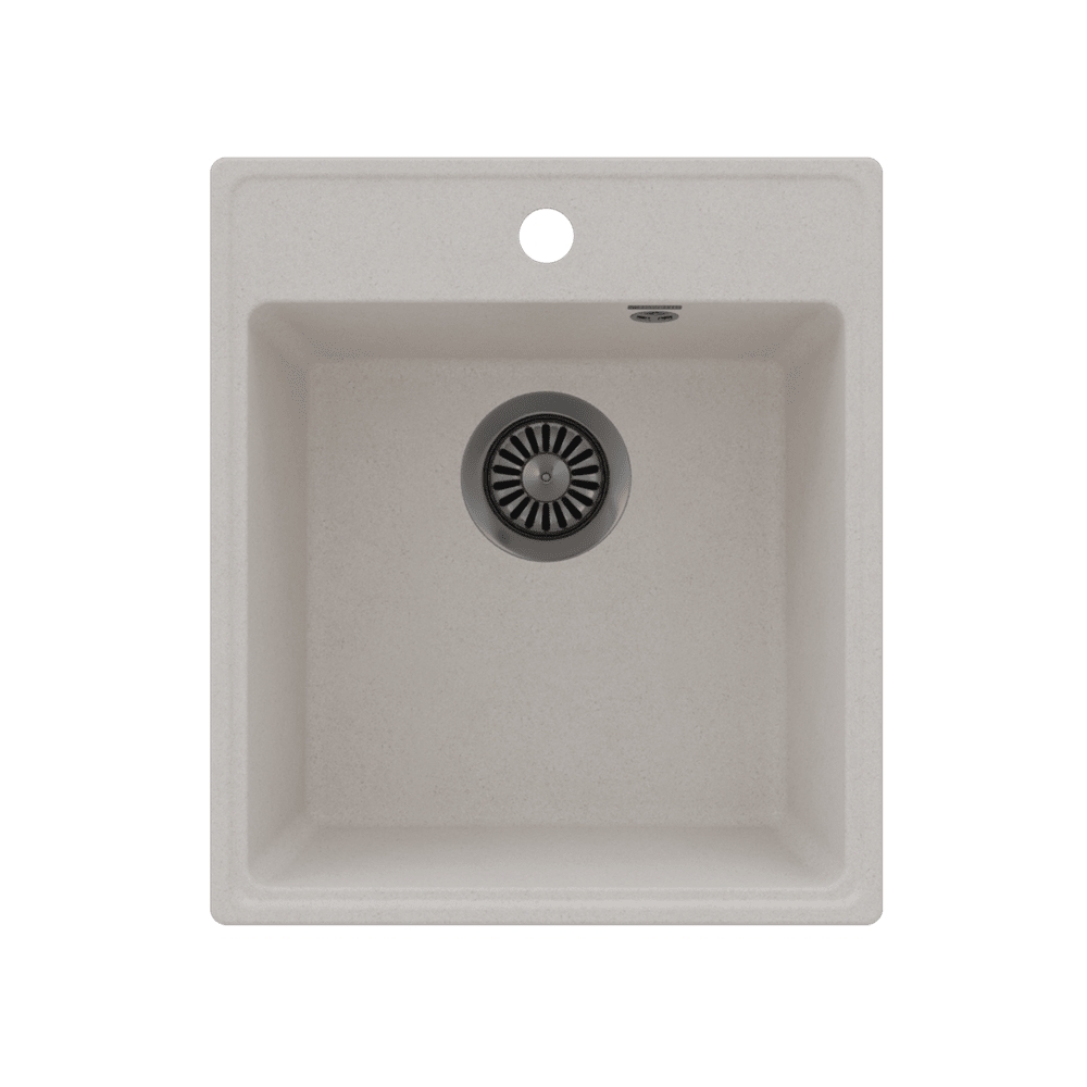 Кухонная мойка Maunfeld Perla 425 MFQS-425W кремовый