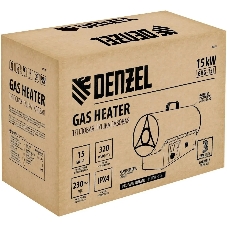 Газовая тепловая пушка Denzel GHG-15i, 15 кВт, цифровой термостат, пропан-бутан