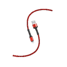 Кабель Smartbuy (iK-512-S26r) S26 Lightning красн., 3 А,PD,нейл.,1 м