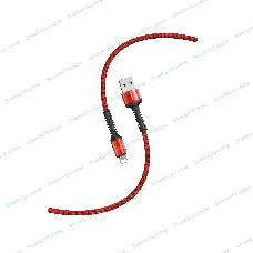 Кабель Smartbuy (iK-512-S26r) S26 Lightning красн., 3 А,PD,нейл.,1 м