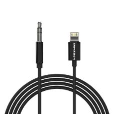 Кабель аудио MORE CHOICE (4610196409837) UK28i AUX 3.5мм Lightning 8-pin 1м, черный