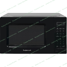 Микроволновая печь HOME HDM207BB черный, 20 л, 700 Вт, переключатели - кнопки, поворотный механизм
