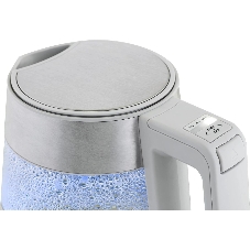 Чайник электрический Haier HK-501 1.7л. 2400Вт серый корпус: стекло/пластик (TD0036930RU)