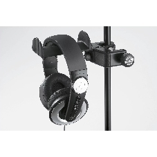 Держатель для наушников на микрофонную стойку или стол K&M 16085-000-55