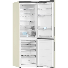 Холодильник Haier C2F636CCRGU1 бежевый, двухкамерный, 256/108л, морозилка снизу, No Frost