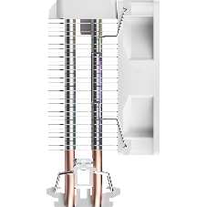 Кулер для процессора Ocypus Gamma A20 WH ARGB, 92mm FARGB FAN, Top FARGB Panel, 2 HEAT PIPES, 3-PIN, 1900 RPM, 21DBA, HYDRO BEARING, LGA115X/1200/1700/18XX, AM4/AM5