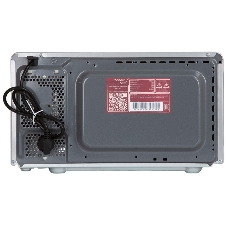 Микроволновая печь Pioneer MW229D серебристый, 20 л, 700 Вт, переключатели - кнопки, поворотный механизм