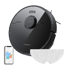 Робот-пылесос Dreame RLD33GA Vacuum and Mop D9 Max черный, 42 Вт, 5200 мА·ч Li-Ion, уборка сухая/влажная, пылесборник контейнер 0.57