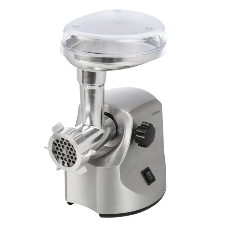 Мясорубка электрическая Centek CT-1606 серебристый, 3000 Вт, 3.0 кг/мин, реверс, металлический лоток, насадки - 5