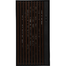 Корпус Formula V Line TimberLine T0 Black, ATX, wood+plastic front, TYPE-C*1, USB3.0*2, FRONT 3x120мм FRGB, REAR 1x120мм FRGB
