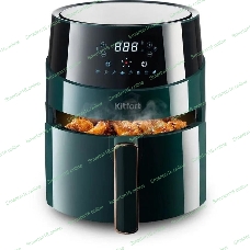 Аэрогриль Kitfort КТ-2222 зеленый, 1500 Вт, 3.3 л, сенсор, 8 программ