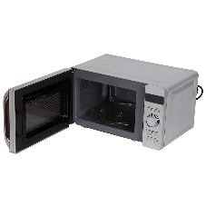 Микроволновая печь Pioneer MW229D серебристый, 20 л, 700 Вт, переключатели - кнопки, поворотный механизм