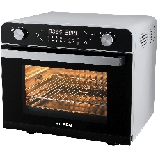 Мини-печь Hyundai MIO-HY087 36 л, 1700 Вт, серебристый/черный