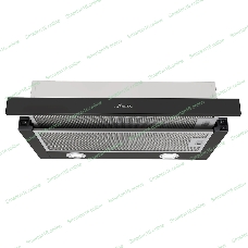 Встраиваемая вытяжка MONSHER, телескопическая, 60 см, High-Tech, макс. Производительность 650 м3/ч, 2 скорости, механическое управление, светодиодное освещение, уровень шума 53 дБ, черный