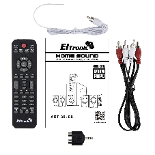 Акустическая система 5.1 ELTRONIC (30-89) HOME SOUND черный