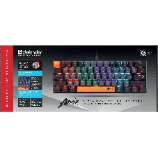 Клавиатура проводная Defender USB APEX GK-002 RU