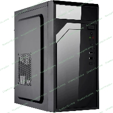 Компьютерный корпус KingPrice KPCC-MN208 черный без БП mATX 1x80мм 2x120мм 2xUSB 2.0 audio