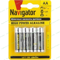 Элемент питания Navigator NBT-NE-LR6-BP4, 1.5 В