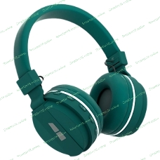 Беспроводные наушники MORE CHOICE HW15 зеленый, накладные, Bluetooth, до 6 ч