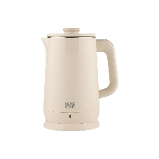 Чайник электрический Homestar HS-1006 1.8л бежевый, двойной корпус