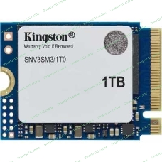 Накопитель SSD Kingston NV3, 1000Gb, M.2(22x30мм), NVMe, PCIe 4.0 x4, 3D TLC, R/W 6000/4000Mb/s, TbW 320, DWPD 0.2 (60 мес)