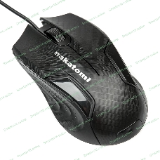 Мышь проводная Nakatomi MON-06U черный, 800 dpi, USB, кнопки - 3