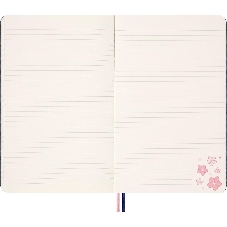 Блокнот Moleskine LIMITED EDITION SAKURA LESU08MM710BOX Pocket 90x140 мм, обложка текстиль, 160 страниц, линейка, подарочная коробка, синий, 2025