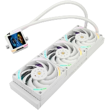Система жидкостного охлаждения Thermalright Elite Vision 360 (360mm, LED, White, ARGB/Fans: 3x120mm, 69CFM, 27dBA, 2150RPM/Pump height 63mm, Rad thickness 27mm/S: 1700, 1200, 1851, 115X, 2011, 2066, AM5, AM4)