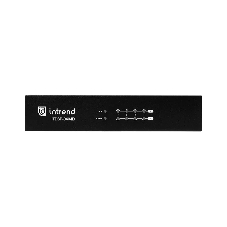 Аудиопроцессор Intrend ITDSP-0404Dv2 цифровой, 4x4 аналоговых входов/выходов, AEC, AFS, ANC, Dante 4x4, USB-B 2x2 на задней панели, PoE, управление по RS232/485, IP