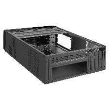 Компьютерный корпус Desktop ExeGate MI-208U2-M350 (mini-ITX/mATX, БП M350 с вент. 8см, 1хUSB+2хUSB 3.0, аудио, черный)
