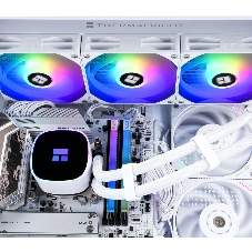 Система жидкостного охлаждения Thermalright Frozen Horizon 360 V2 Soc-AM5/AM4/1200/1700/1851 белый 4-pin 29.5dB Al Ret (F-HORIZON-360-WH-V2)