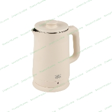 Чайник электрический Homestar HS-1006 1.8л бежевый, двойной корпус