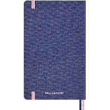 Блокнот Moleskine LIMITED EDITION SAKURA LESU08MM710BOX Pocket 90x140 мм, обложка текстиль, 160 страниц, линейка, подарочная коробка, синий, 2025