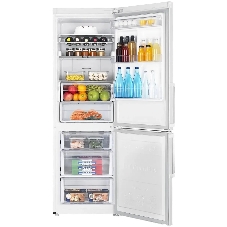 Холодильник Samsung RB33J3515WW/EF белый двухкамерный 231/108л морозилка снизу, No Frost