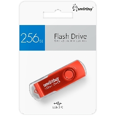 Флешка USB SmartBuy R/W (SB256Gb3TWR) UFD 3.0/3.1 256Gb,Twist красный