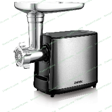 Мясорубка электрическая BBK MG1801 металл/черный, 1800 Вт, 2.0 кг/мин, реверс, защита от перегрузки, металлический лоток, насадки - 4