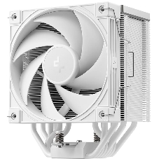 Кулер для процессора DEEPCOOL AK700 DIGITAL WH LGA1851/1700/1200/115X/AM5/AM4 (9шт/кор, TDP 260W, PWM, Fan 120mm, 7 тепл. трубок, Copper Base, белый) RET