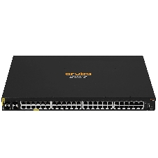 Коммутатор HPE Aruba Networking CX 6000 48G Class4 PoE 4SFP 370W, 48×1 Гбит/с PoE+ + 4×1 Гбит/с SFP, управляемый