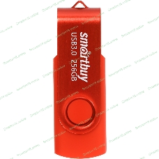 Флешка USB R/W SmartBuy R/W (SB256Gb3TWR) UFD 3.0/3.1 256Gb,Twist красный красный