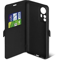 Чехол (флип-кейс) DF xiFlip-79, для Xiaomi 12 Pro, черный xiflip-79 (black)