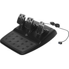 Руль Logitech G923 10кноп. (с педалями) черный