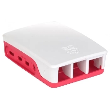 Компьютерный корпус Qumo ABS Plastic, Raspberry Pi 4, White+Red(RS030)