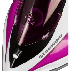 Утюг Starwind SIR2433 фиолетовый/белый, 2400 Вт, 30 г/мин, 120 г/мин, 350 мл
