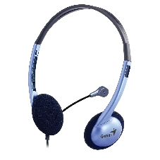 Гарнитура Genius HS-02B фиолетовый, проводная, 3.5 мм