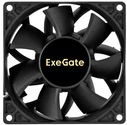 Вентилятор корпусной ExeGate EX09238B2P-24, 92 мм, 5000 об/мин, 56 дБ, 2-pin, без подсветки