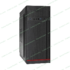Компьютерный корпус Miditower ExeGate AA-442U2-AA450 (ATX, AA450 8 см, 1хUSB+2хUSB 3.0, аудио, черный)